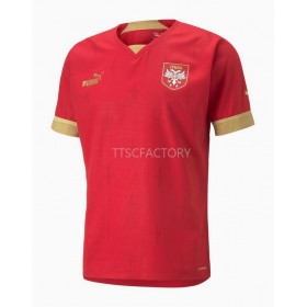 Koszulka Serbia Domowe Stroje Piłkarskie World Cup 2022 Krótki Rękaw